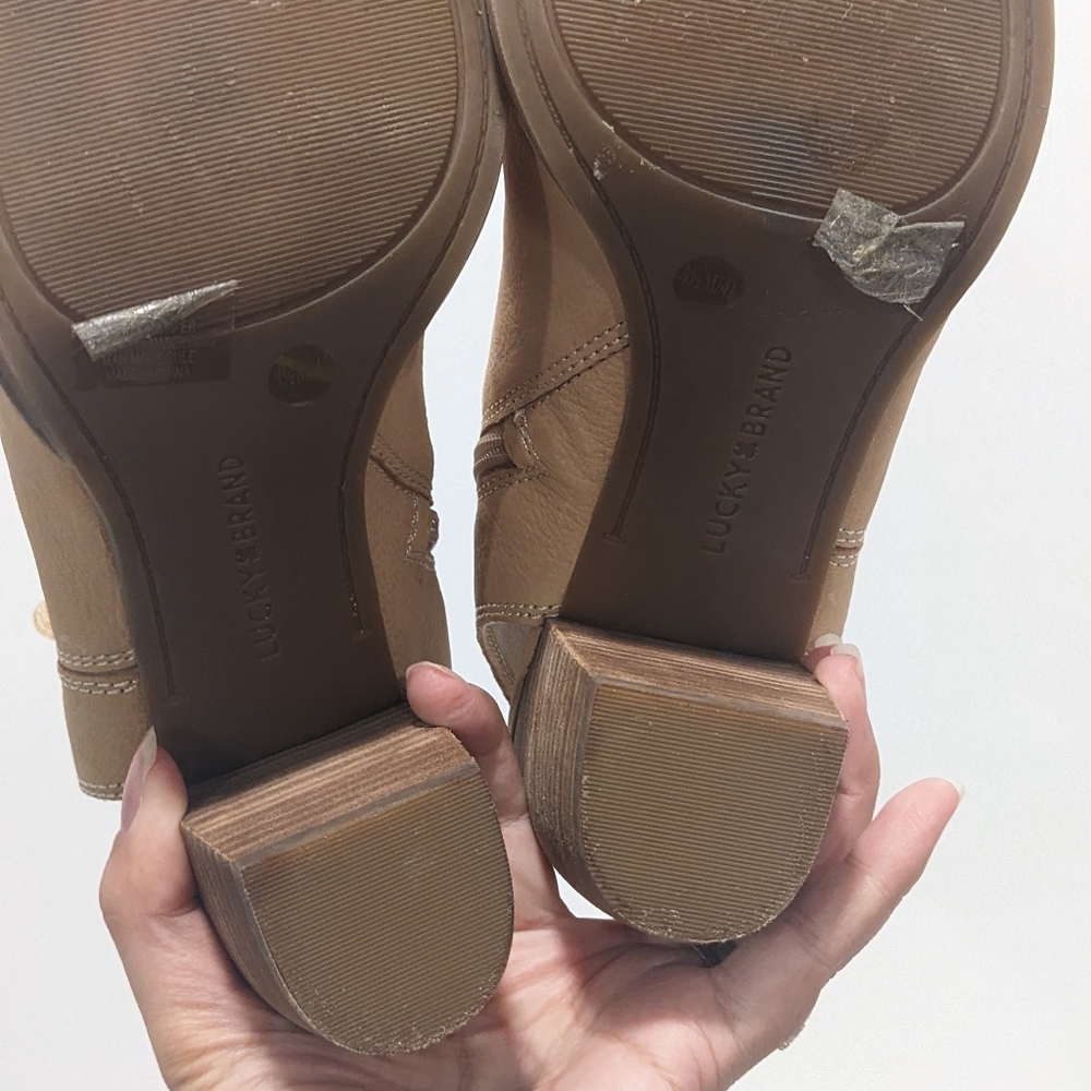 Lucky Brand Leather Jubia Booties - Picture 14 of 16